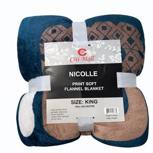 Citi Mall King Size Flannel Blanket